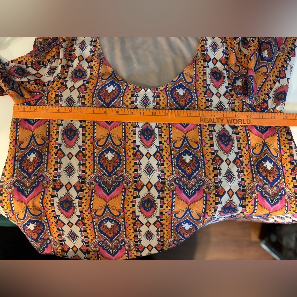 Tacera Multicolor Patterned Dress - Picture 5 of 5